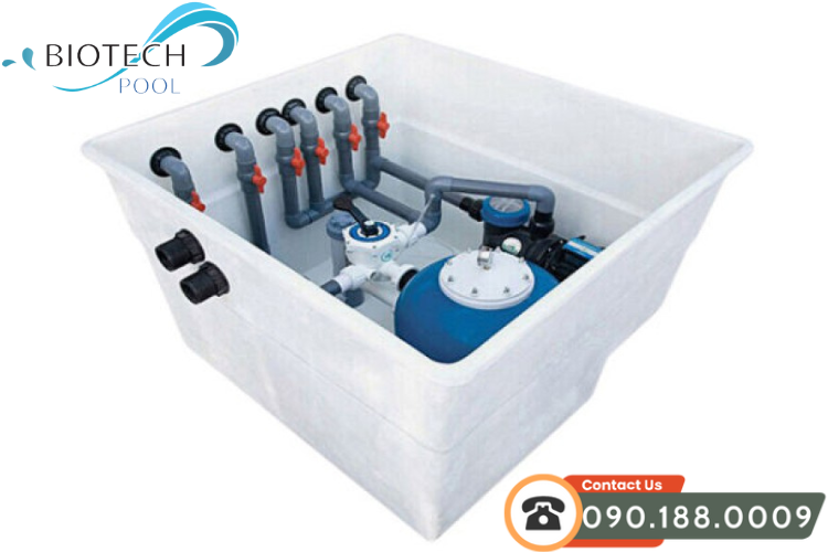 Combo ráp sẵn Máy lọc hồ bơi âm đất công suất 14-16.4m³/h cau-tao-may-loc-nuoc-ho-boi