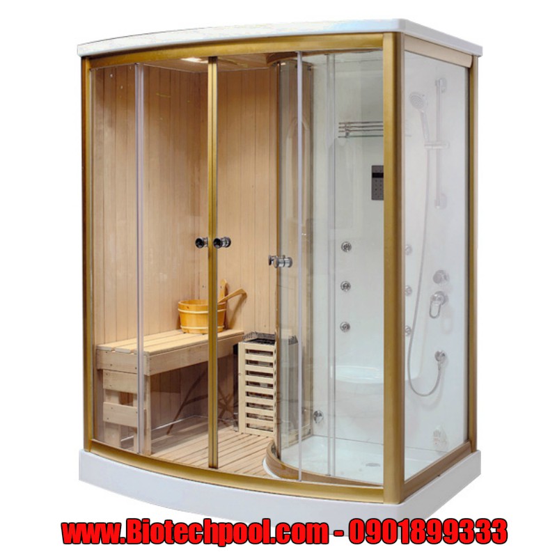 NHỮNG MẪU THIẾT KẾ PHÒNG XÔNG HƠI GIA ĐÌNH, phòng Sauna gia đình, phòng xông hơi ướt gia đình, thiết bị Spa, máy xông hơi